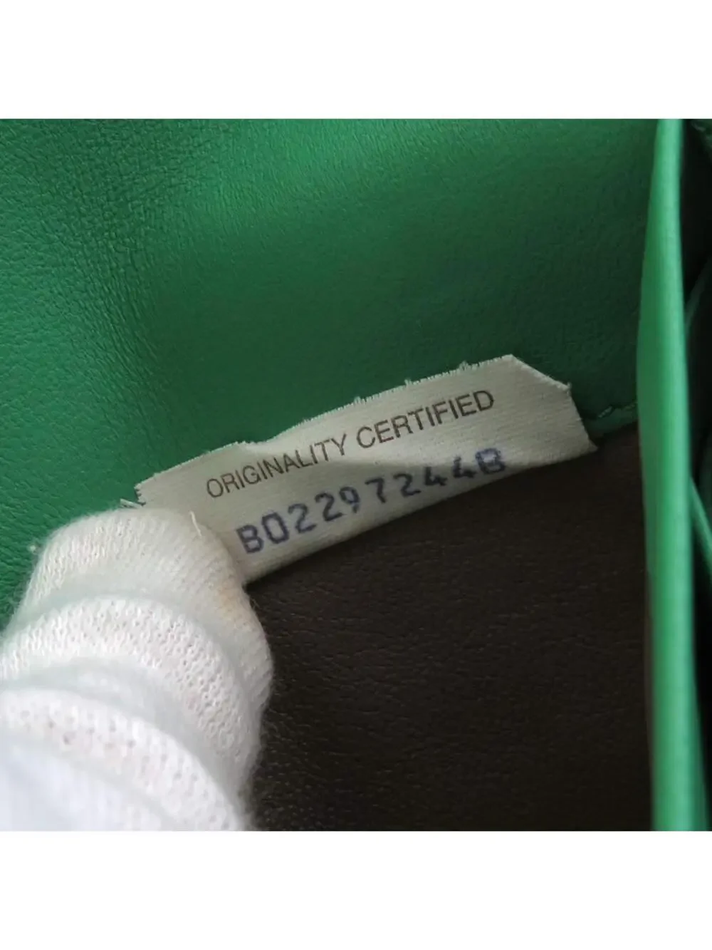 Auth Bottegaveneta Intrecciato Long #280392B30B